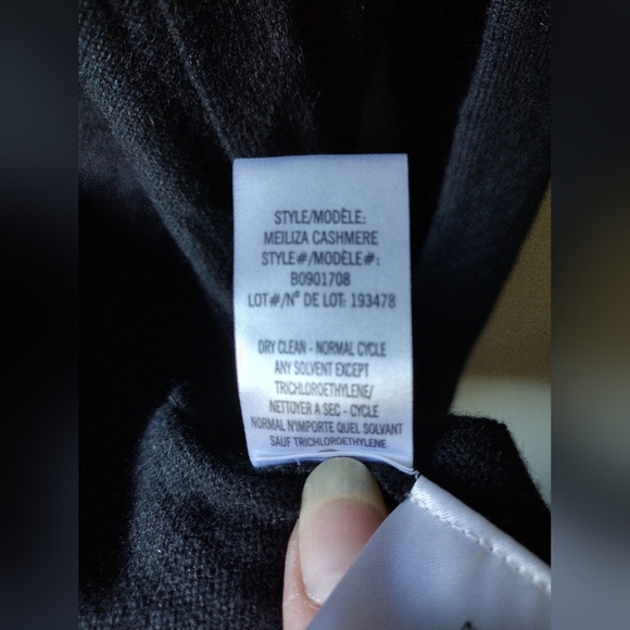 LIKE NEW Theory Cashmere & Rabbit Fur Cardigan Sweater - Picture 6 of 7